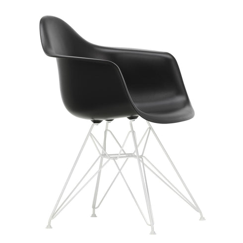 Cadeira de Braços em Plástico Eames DAR / Base Branca